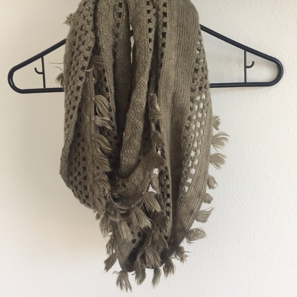 Army Green Nordstrom Knit Infinity Scarf